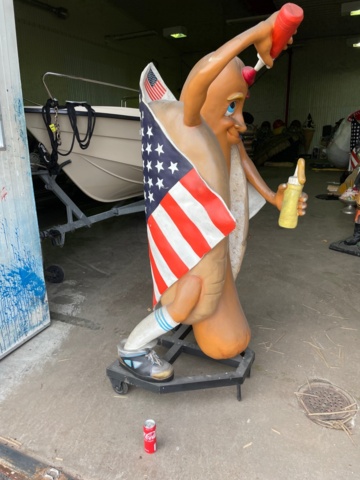 965734-2 American Hotdog / Sausage With Mustard & Ketchup