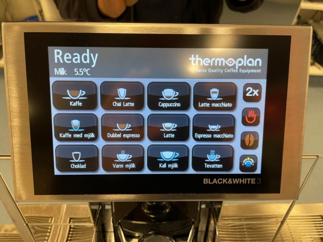 965761-1 Thermoplan Black & White Swiss Quality Coffee machine