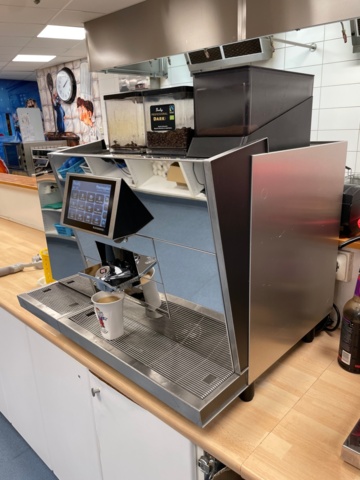 965761-3 Thermoplan Black & White Swiss Quality Coffee machine