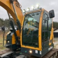 768661-10 Bandgrävare Hyundai HX145 LCR med Rototilt/grip