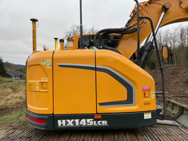 768661-13 Bandgrävare Hyundai HX145 LCR med Rototilt/grip