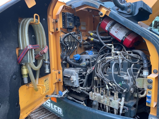 768661-49 Bandgrävare Hyundai HX145 LCR med Rototilt/grip