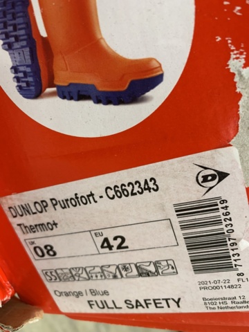 965921-2 Safety rubber boots Dunlop Purofort Thermo+ - Size 42