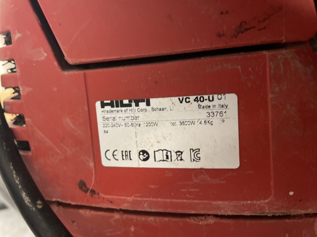 946809-6 Hilti wet and vacuum cleaner VC 40-U