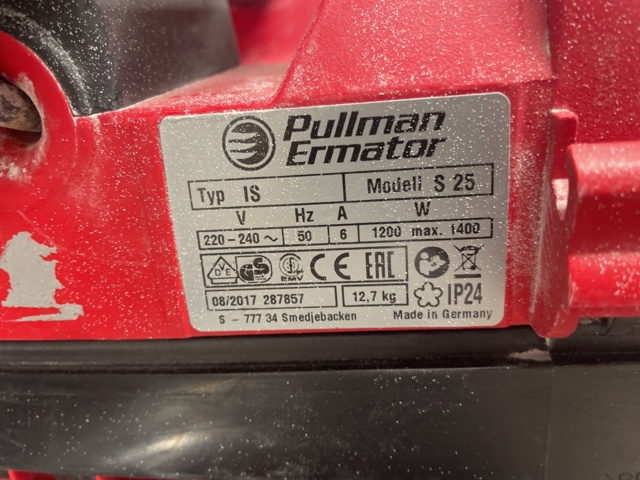 946810-4 Pullman-Ermator coarse vacuum cleaner S25