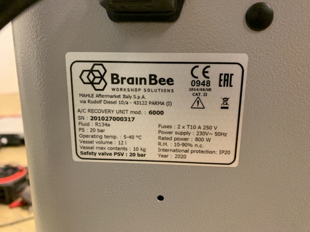 940738-6 AC machine Brain Bee 6000 Plus -2020
