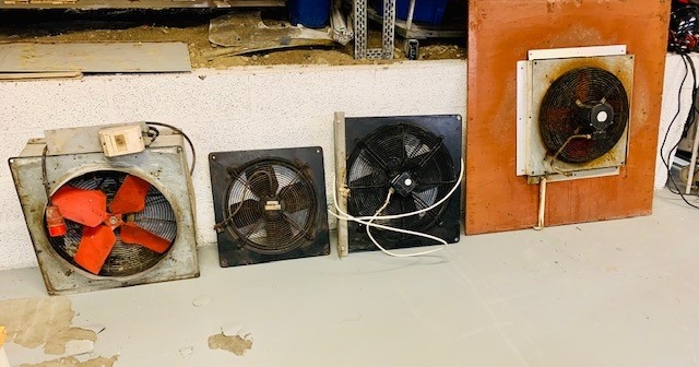 966629-1 4st Industri/Ventilation/Byggfläktar