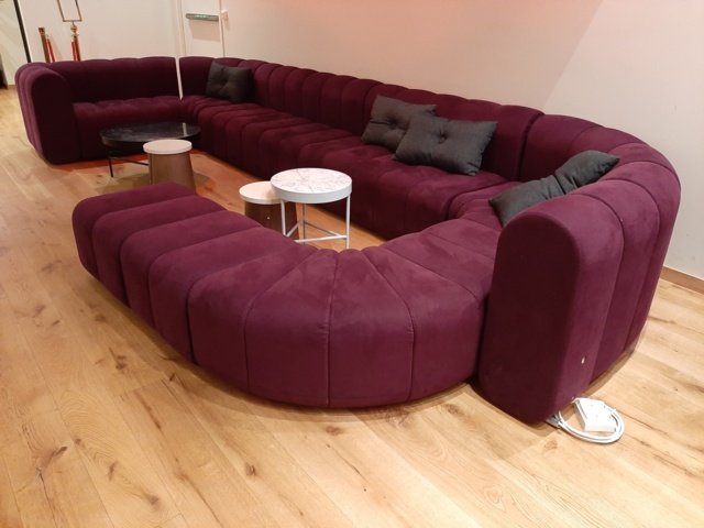 802698-18 Loungmöblemang (Modulsoffor, fåtöljer, bord m.m.)