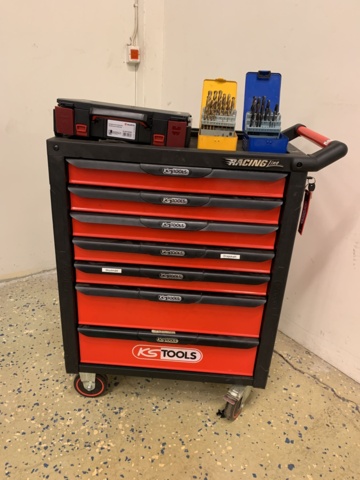 940770-1 Tool trolley KS Tools Racing Line with contents