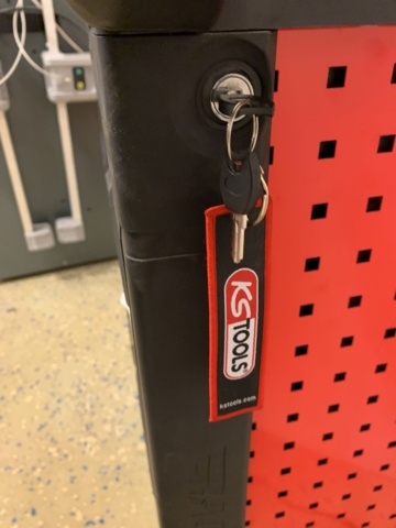 940770-5 Tool trolley KS Tools Racing Line with contents