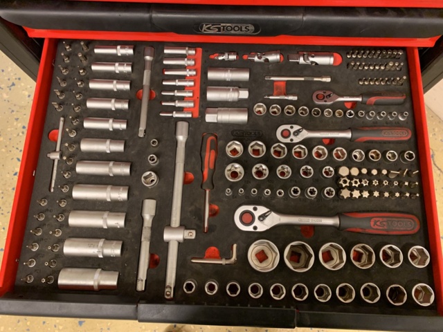 940770-12 Tool trolley KS Tools Racing Line with contents