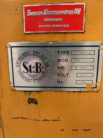 896943-7 Support lathe Storebro GK195