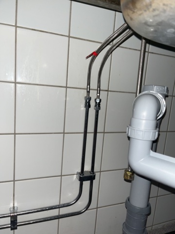 962305-6 Stainless steel workbench with sink