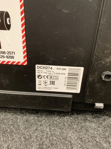 967918-4 Borrhammare Dewalt DCH274P2T