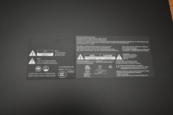 904655-4 LAB PLM 5K44 4X1250W / 4OHM 4-CHANNEL DSP AMPLIFIER