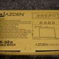 953961-3 Package for sound, among other things. AZDEN FIELD MIXER FMX-32a