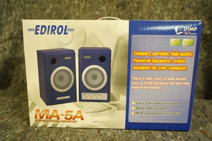 953964-1 4 speakers EDIROL MA-5 MONITOR SPEAKER