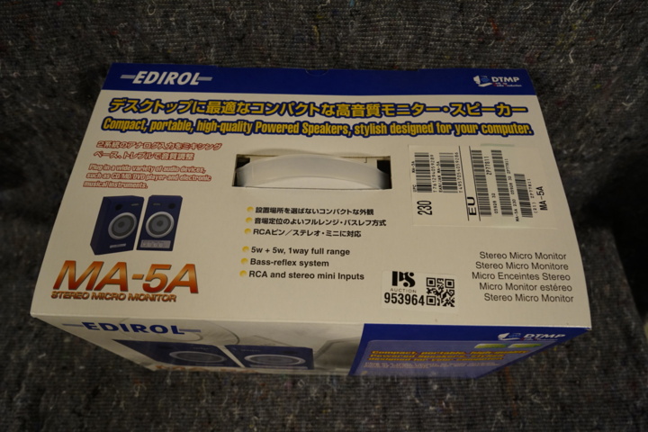 953964-2 4 speakers EDIROL MA-5 MONITOR SPEAKER