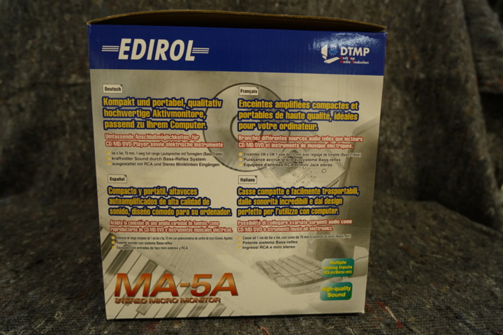 953964-3 4 speakers EDIROL MA-5 MONITOR SPEAKER