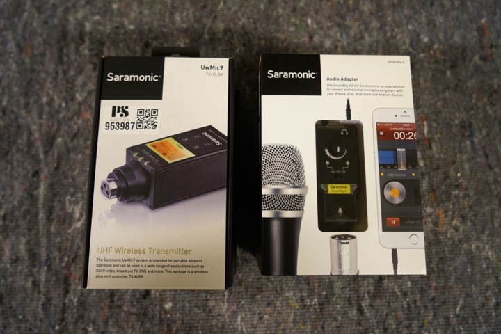 953987-1 Sound kit SARAMONIC UHF WIRELESS PLUG ON TX-XLR9 + AUDIO ADAPTER