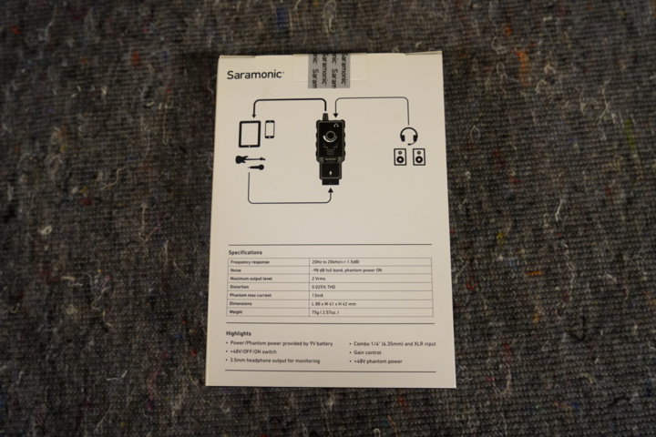 953987-3 Sound kit SARAMONIC UHF WIRELESS PLUG ON TX-XLR9 + AUDIO ADAPTER