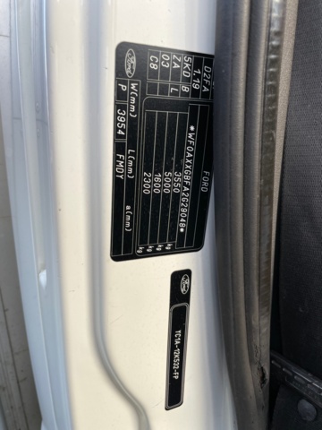 968044-5 Ford Transit T350 Chassis Cab 2.4 TDE RWD - 2003