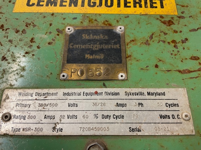 967964-7 Stick welding - Westinghouse