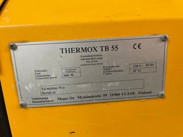 967957-7 Construction dryer - Thermox TB55/110