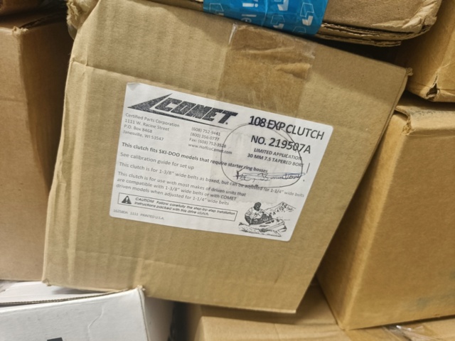 887544-7 Lot of new variators and variator accessories (Comet)