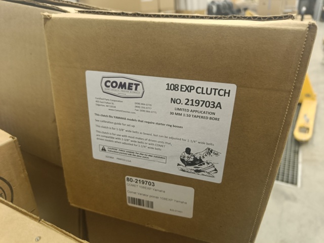887544-9 Lot of new variators and variator accessories (Comet)