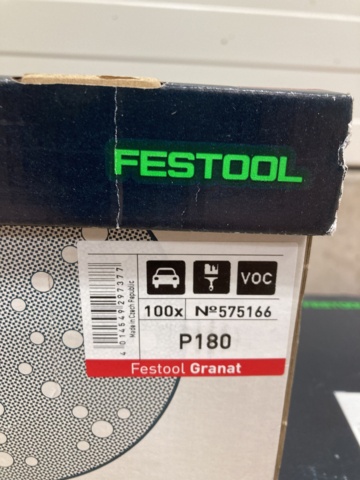 966928-2 3 x 100-pack sandpaper Festool 150 mm P180