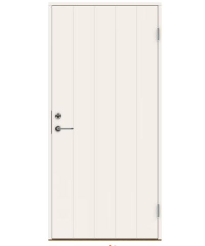 968063-1 Exterior door Swedoor P-100 White 10X20 Right