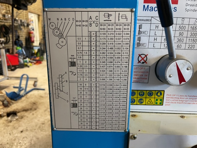 967204-9 Lathe HBM Machines CQ 6133