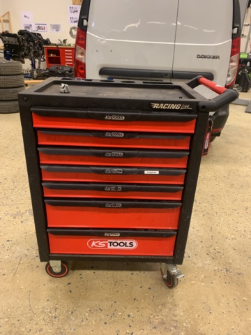 940796-1 Verktygsvagn KS Tools Racing Line inkl. innehåll
