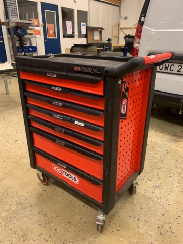 940796-2 Verktygsvagn KS Tools Racing Line inkl. innehåll