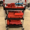 940799-1 Workshop trolley with 17 tool kits from Biltema