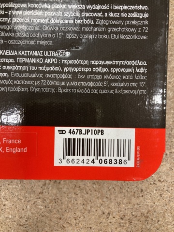 968582-3 Ring lock wrench set Facom 467B.JP10PB
