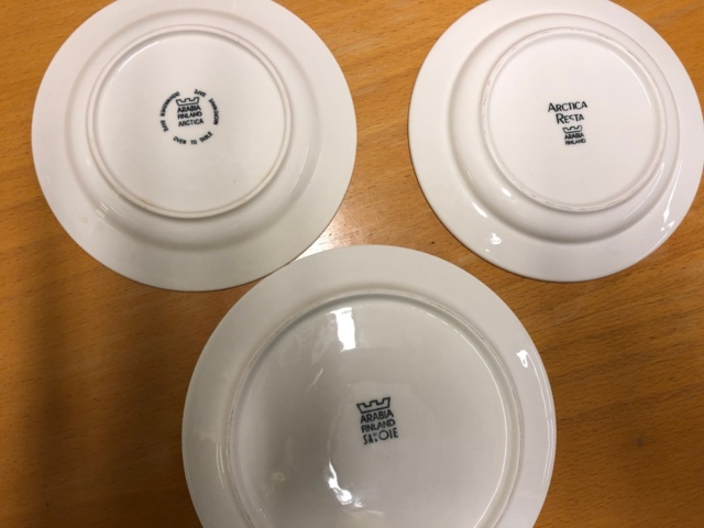 958717-12 Iittala ja Arabia astioita - Ei pohjahintaa