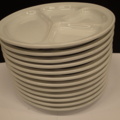 968823-6 12 new porcelain plates. "Three Small Dishes"