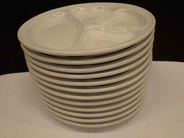 968823-6 12 new porcelain plates. "Three Small Dishes"