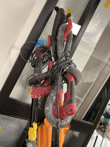 921398-16 Collection of power tools - Grinders, nail guns, welding etc