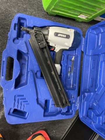 921398-18 Collection of power tools - Grinders, nail guns, welding etc