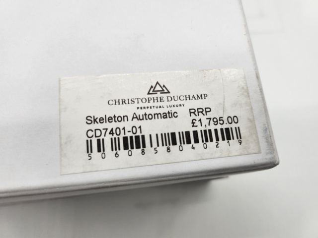 968932-3 Christophe Duchamp wristwatch Skeleton Automatic - Shipping included