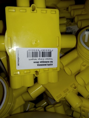 969079-4 Junction boxes for plaster, single and double, 50 pieces