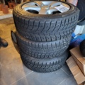 939382-2 4 Blizzak winter/summer tires on Tomason aluminum rims
