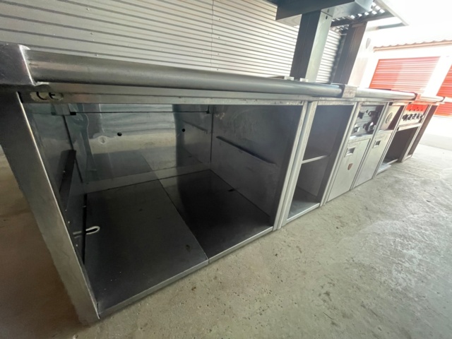 969130-8 Kitchen system Charvet, Stove, deep fryer, grill