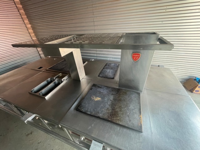 969130-7 Kitchen system Charvet, Stove, deep fryer, grill