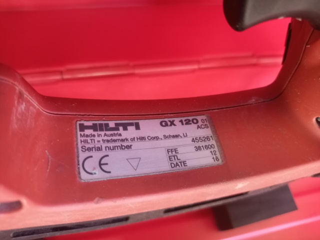 969277-2 Concrete nail gun Hilti GX120