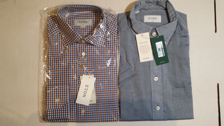 969593-1 Shirts, 2 pieces Eton, size S