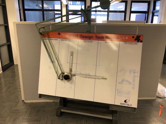 957675-1 Wulff ISIS piirustuspöytä - Ei pohjahintaa